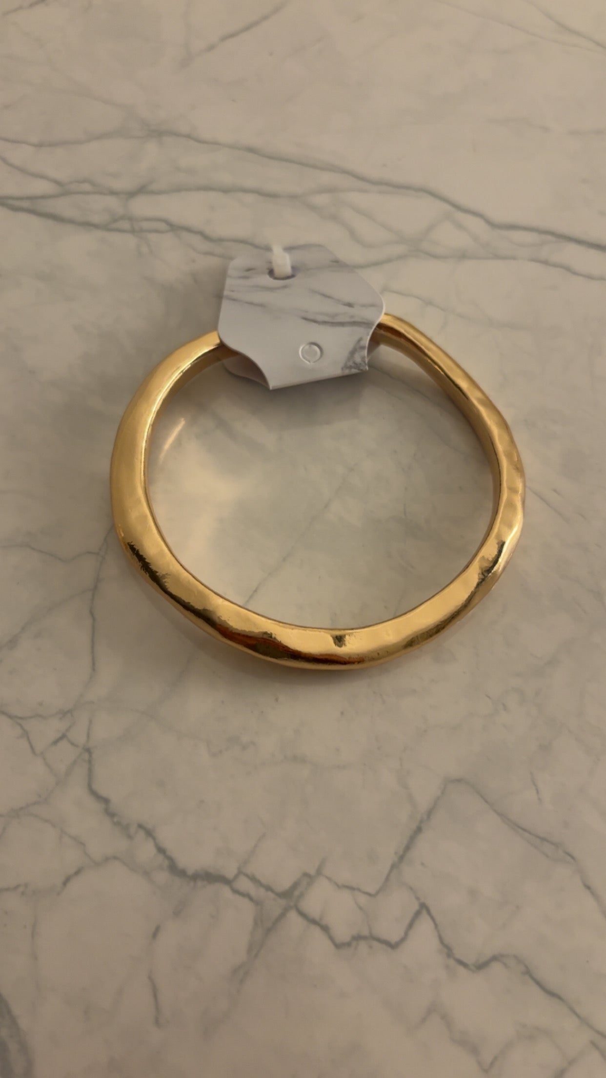 Hammered Bangle Bracelet