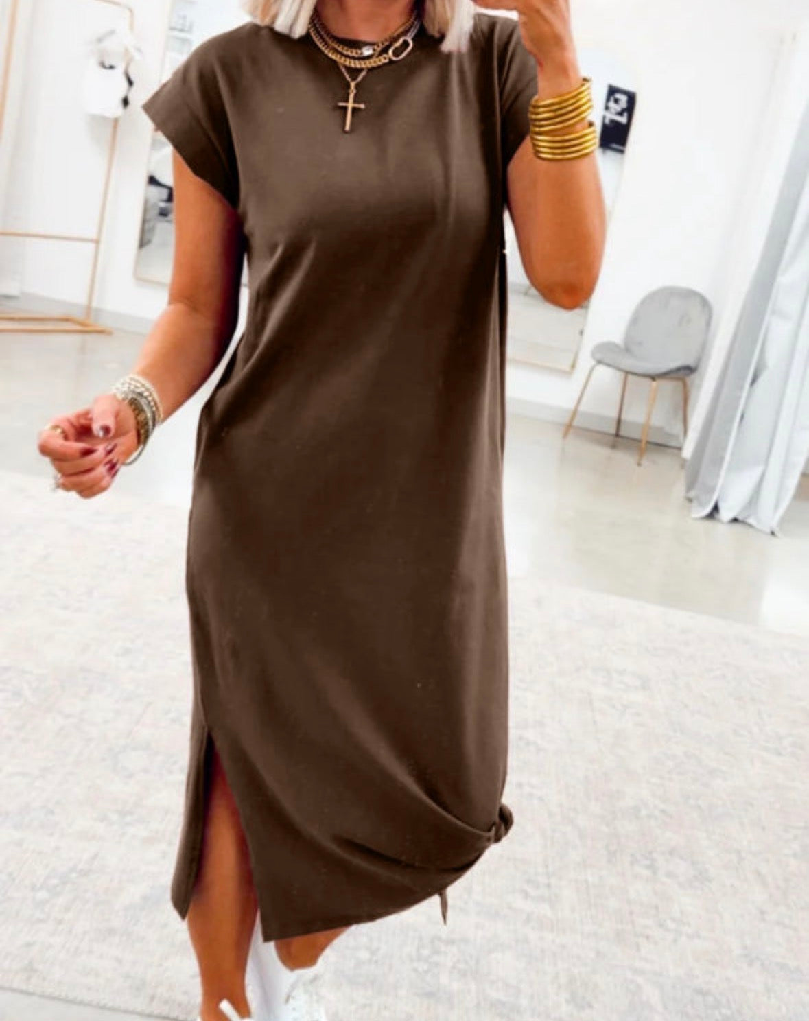 Brown Maxi Dress