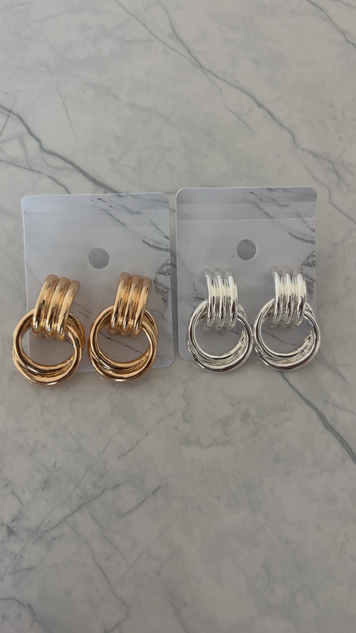 Hoop Door Earrings