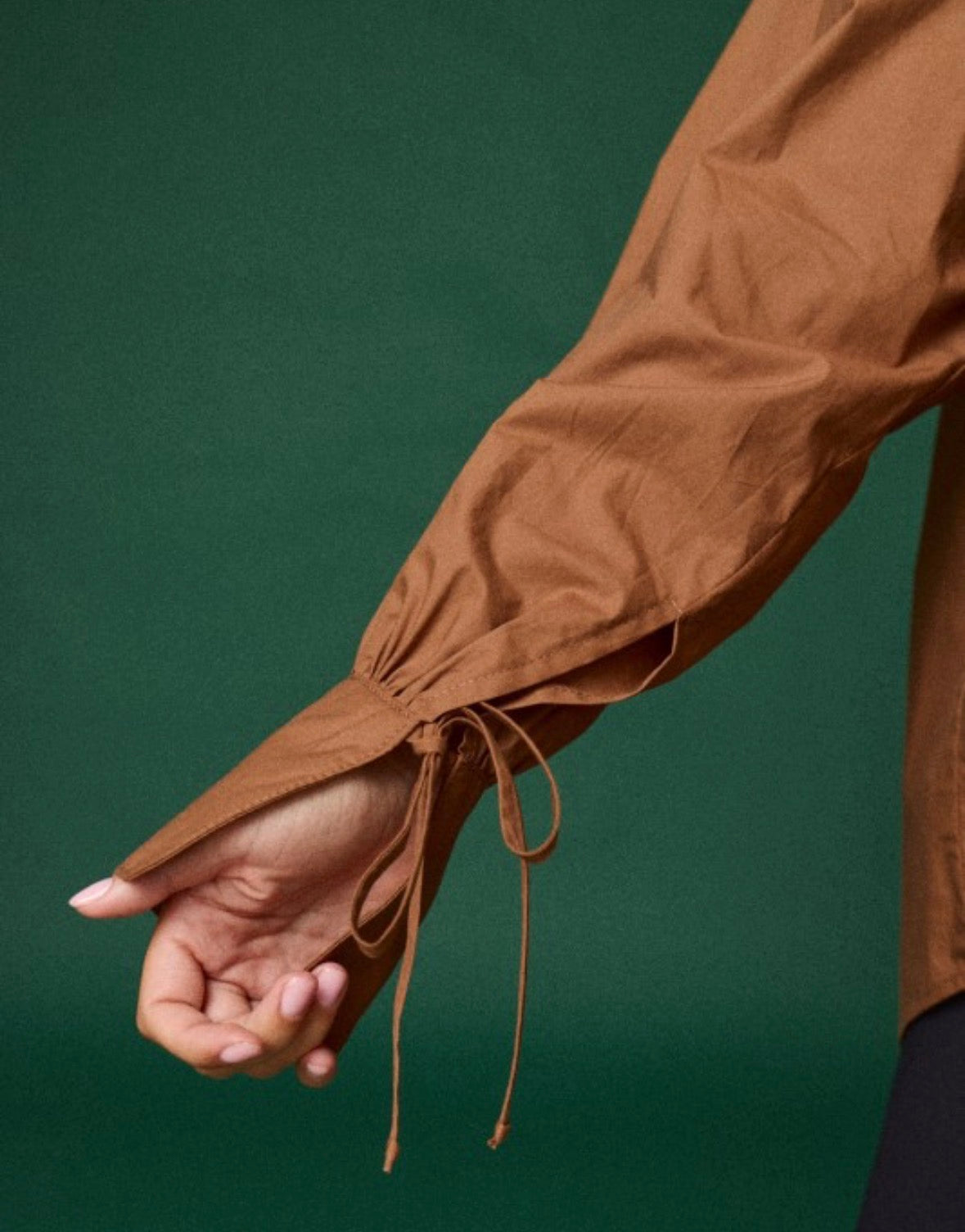 Ruched Drawstring Top