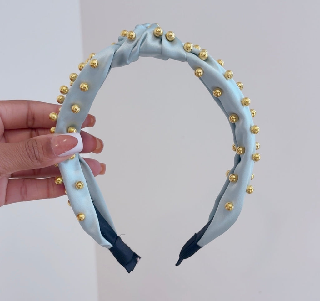 Mint Rhinestone Headband