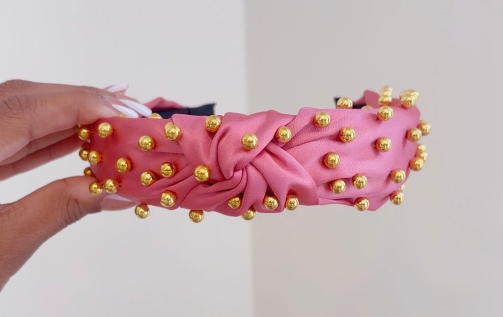 Pink Rhinestone Headband