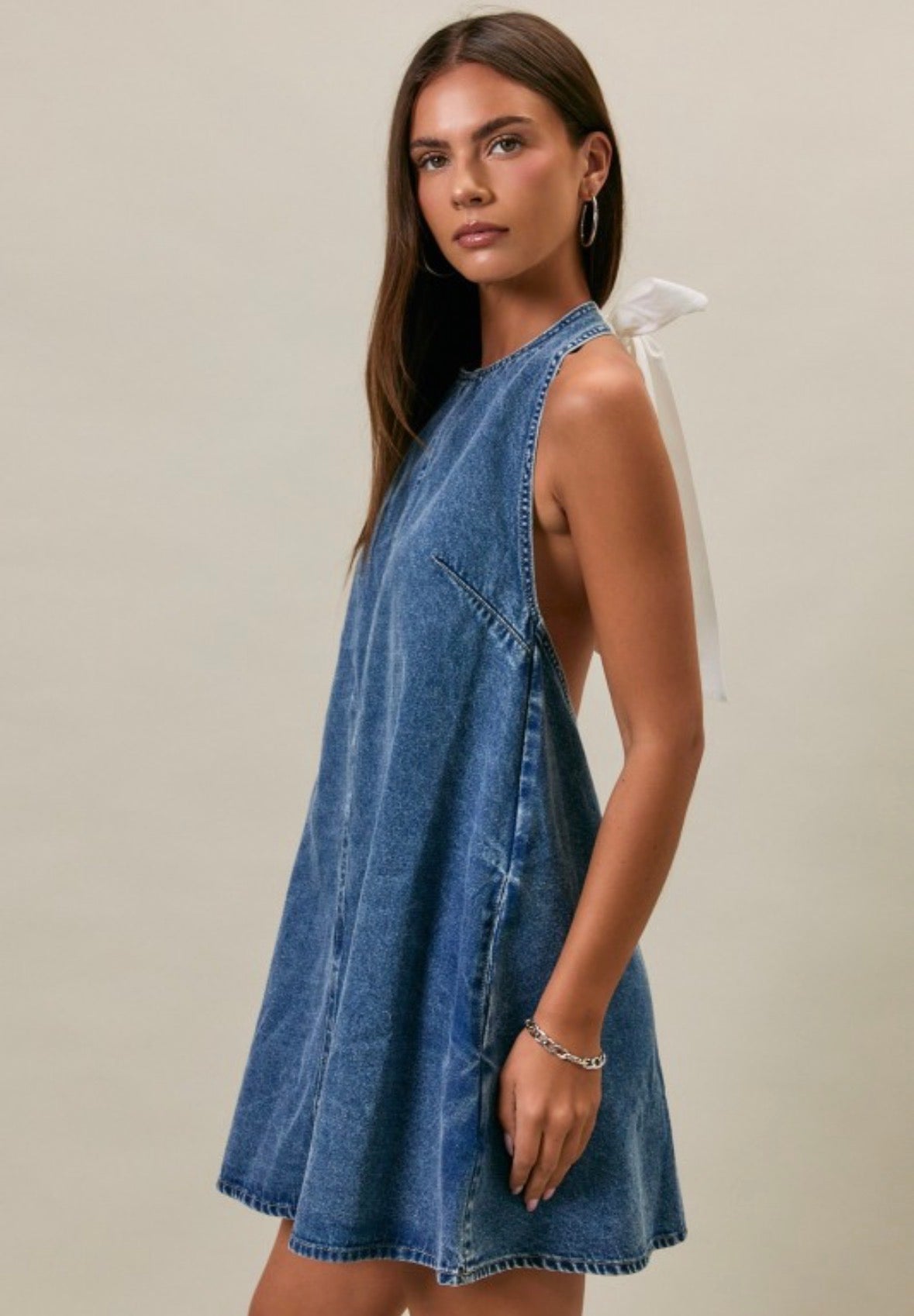 Halter Neck Sleeveless Dress