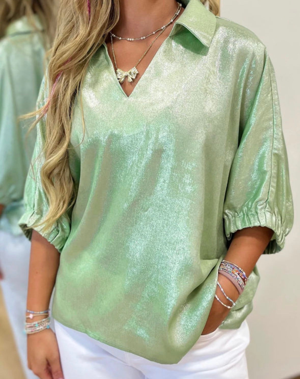 Metallic Top