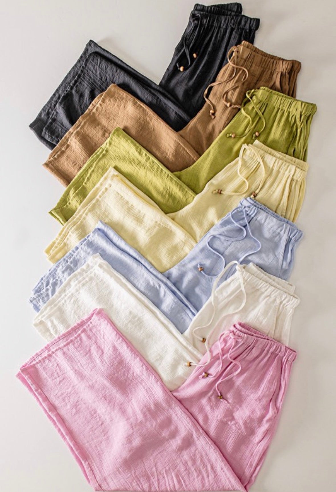 Wide Leg Woven Pants